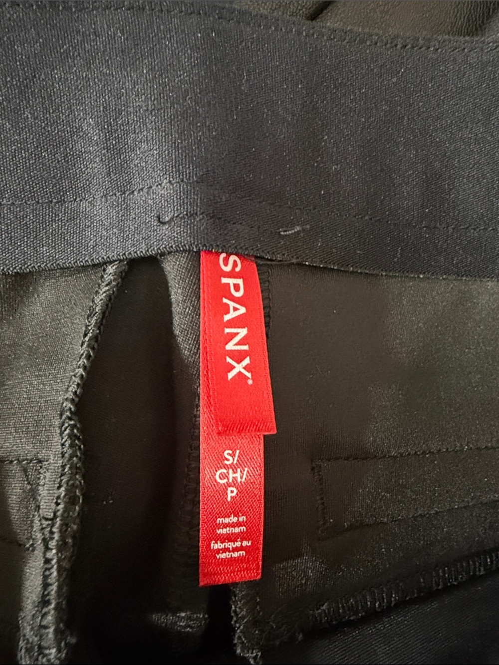 Spanx black faux leather flare pants S - Picture 4 of 11